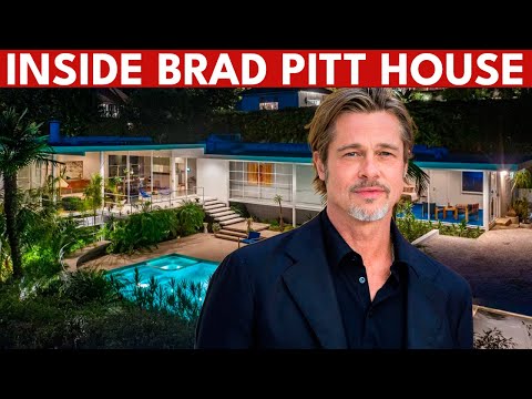Brad Pitt The Steel House in Los Feliz,  Los Angeles | Brad Pitt's Home Tour | Interior Design