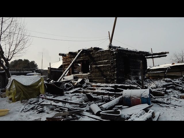 В Иркутской области горят частные дома