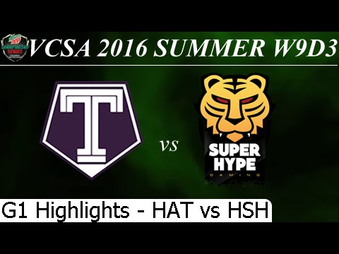HAT vs HSH Game 1 Highlights 17/07/2016 - VCSA Summer 2016 W9D3M1 Hai Anh T Team vs HaNoi SuperHype
