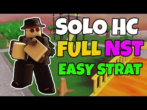 SOLO HARDCORE FULL NST + EASY GUIDE | TDS Tower Defense Simulator