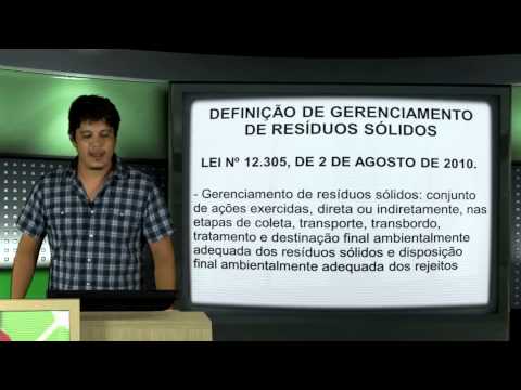 Gerenciamento Integrado de resíduos Sólidos - Prof˚ Rafael Ferraz