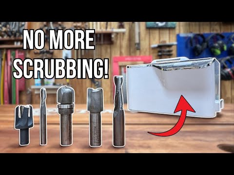 This Is the Easiest Way to Clean Saw Blades & Router Bits