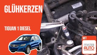 Youtube thumbnail of video "Wie Tiguan 1 2.0 TDI Glühkerzen wechseln ♨️"