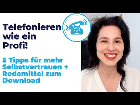 ☎️ Professionell auf Deutsch TELEFONIEREN | 5 Tipps + Redemittel zum Download