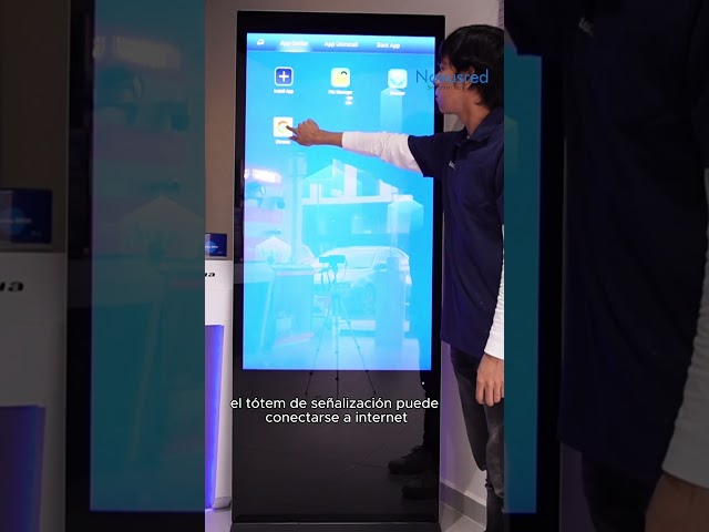 Vídeo relacionado con YCKJNB 65" Tótem Digital Publicitario, 450 Nits Comercial 4K LCD Pantalla Publicitaria Vertical, Pantalla para Publicidad con WiFi/HDMI/USB, Android OS, Ideal para Retail, Hostelería y Restaurantes