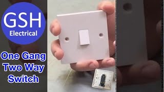 Identifying a One Gang Two Way Light Switch