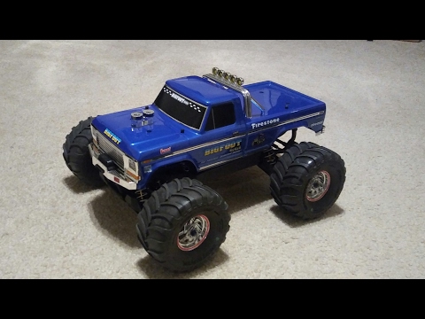 Traxxas Bigfoot Classic on Stampede 4x4 Chassis :)!!!!