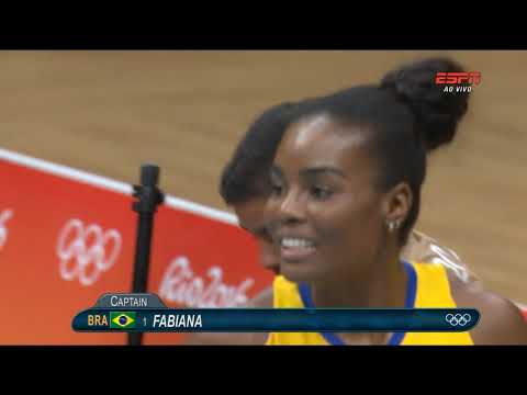 Rio 2016   Vôlei   Feminino   3ª Rodada   JP x 3 BRA