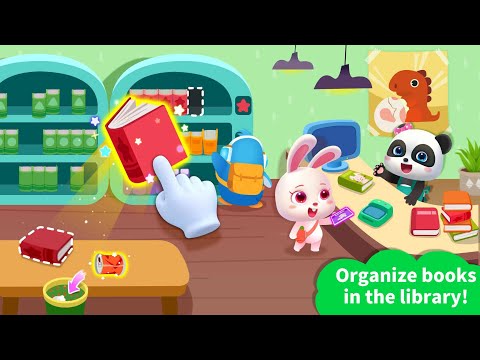 Be a Bookworm in Little Panda's Dream Town Library!