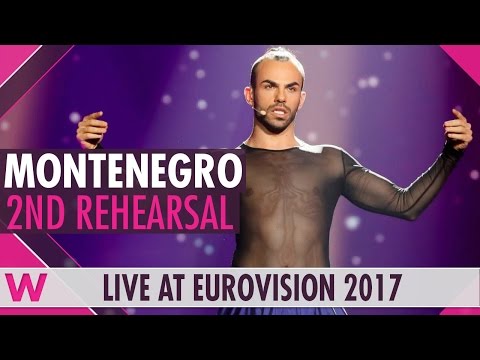 Second rehearsal: Slavko Kalezić “Space” (Montenegro) Eurovision 2017 | wiwibloggs