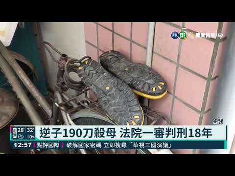 逆子190刀殺母 患思覺失調症免死刑