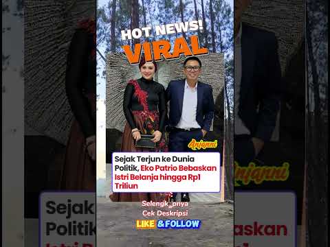 Sejak Terjun ke DUnia Politik, Eko Patrio Bebaskan Istri Belanja hingga Rp1 Triliun