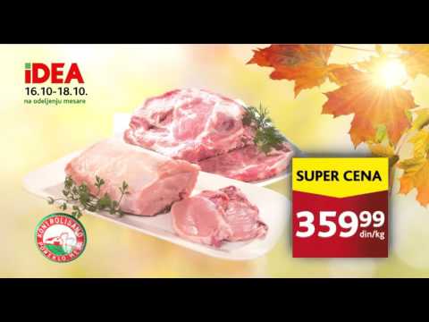 IDEA vikend akcija 16.10. - 18.10.2015.