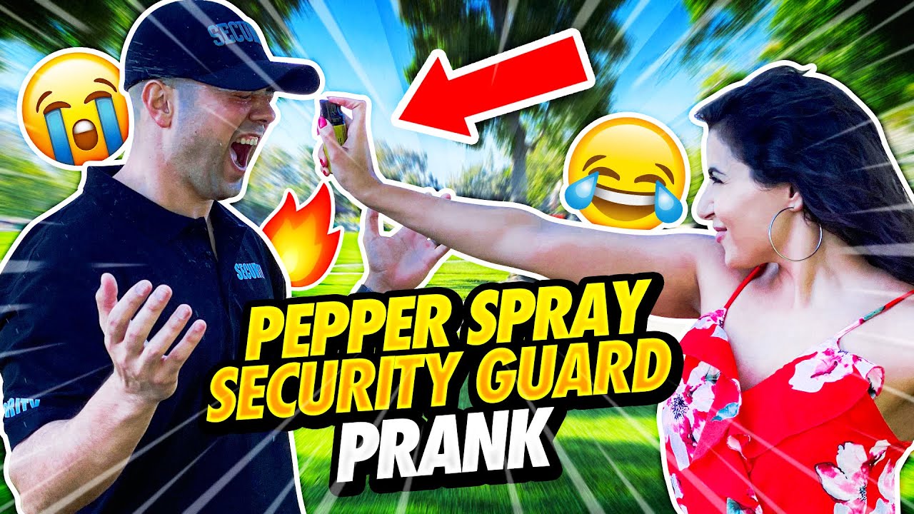 ATTACK ON A SECURITY GUARD PRANK!