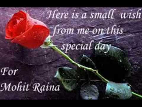 happy birthday mohit raina