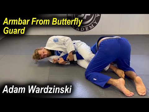 Armbar From Butterfly Guard with Adam Wardzinski