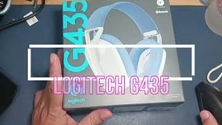 Quick Unboxing and setup of the Logitech G435 Lightspeed wireless and Bluetooth Headset