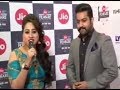 NTR Super Fun With Anchor In Jio Film Fare Awards 2017