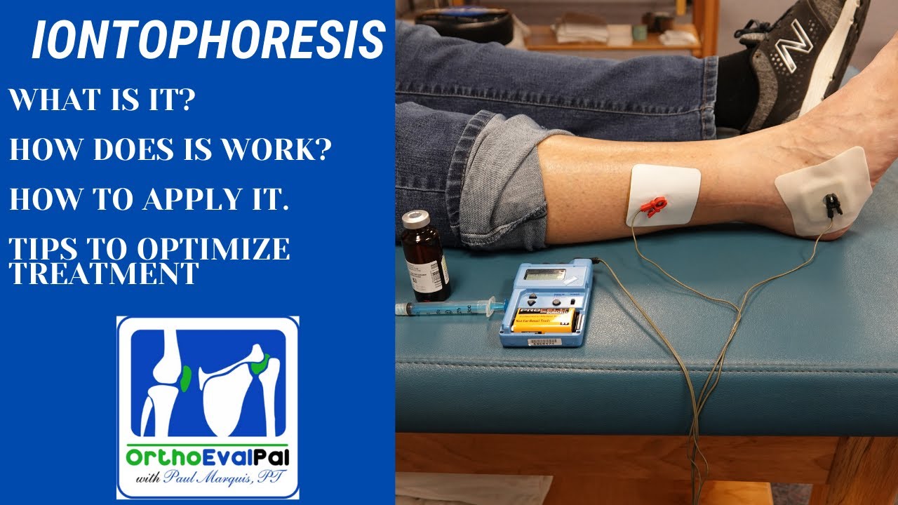 Iontophoresis for Inflammation with @OrthoEvalPal