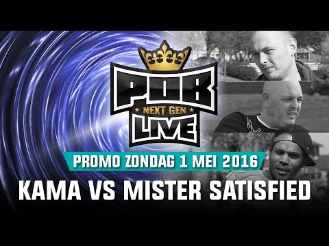 Kama vs Mister Satisfied - Vooruitblik (Promo) Punchoutbattles Live 1 Mei