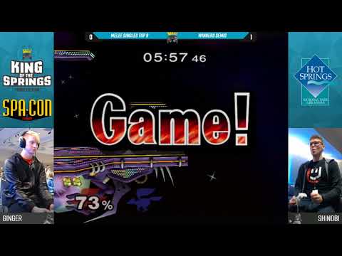KotS 3 SSBM - Ginger (Falco) Vs. Shinobi (Fox) - Winners Semis