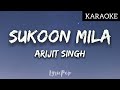 Sukoon Mila | Mary Kom | Priyanka Chopra & Darshan Gandas | Arijit Singh | Lyrical Karaoke Video