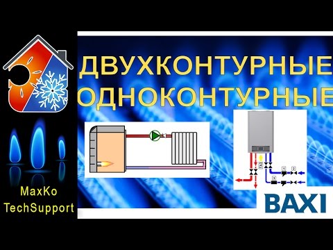 Одноконтурный, двухконтурный газовый котел, бойлер косвенного нагрева