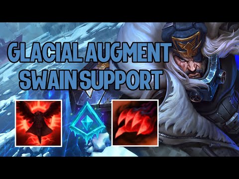 *GLACIAL AUGMENT* SWAIN SUPPORT! BETTER THAN ELECTROCUTE?!?! | League of Legends Gameplay