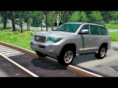 Cars vs Rails #4 | BeamNG.drive
