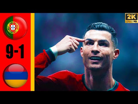 ⚽ Portugal 9-1 Armenia - All 10 Goals & Full Highlights | World Cup 2026 Qualifiers