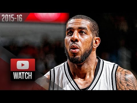 LaMarcus Aldridge Full Highlights vs Rockets (2016.01.27) - 25 Pts, 11 Reb