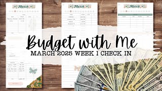 March 2025 Week 1 Budget Check In 💲💸 Digital Budgeting on the iPad with Goodnotes