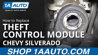 How to Replace Theft Control Module 07-13 Chevy Silverado