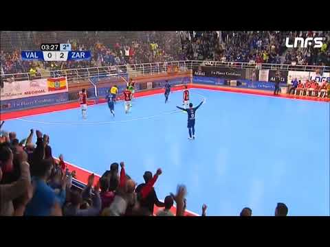 Gol Dani Santos (1-2) Viña Albali Valdepeñas - Futbol Emotion Zaragoza. J26, 1Div. LNFS