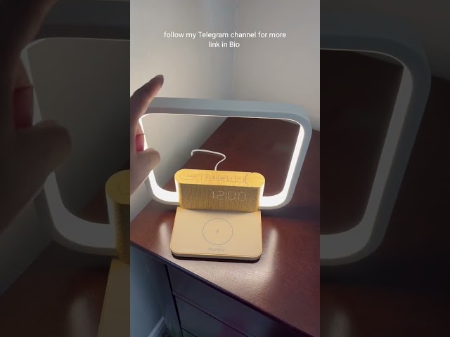 Vídeo relacionado con blonbar Reloj despertador, reloj de alarma 3 en 1 con luz nocturna, ayuda para dormir con 10 ruidos blancos y 10 sonidos naturales, lámpara de mesita ajustable de 3 niveles para dormitorio, habitación
