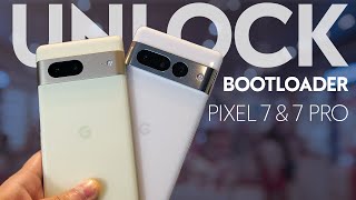 Google Pixel 7 and Pixel 7 Pro Unlock Bootloader Guide !!
