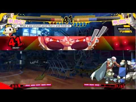 Persona 4 Arena - Online Matches (August 23rd 2012 Stream)