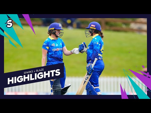 Great Battle Ends with Rain – Sparks V Blaze – Super Smash 2025/26 Highlights