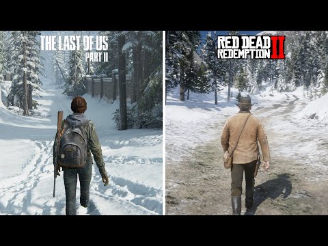 The Last of us 2 Vs RDR 2 _ Physics and Details Comparison