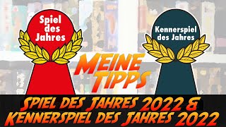 Spiel des Jahres 2022 & Kennerspiel des Jahres 2022 - Tipps für die Nominierungen