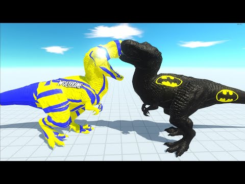 WOLVERINE T REX DEATHRUN ANIMAL REVOLT BATTLE SIMULATOR