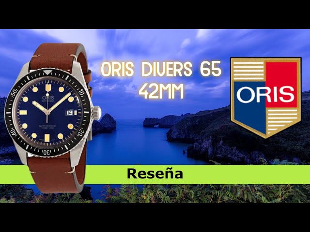 Vídeo relacionado con Oris Divers Sixty-Five Glow Grey Dial - Reloj de pulsera analógico automático para hombre con correa de acero inoxidable, 40 mm, 01 733 7707 4053-07 8 20 18