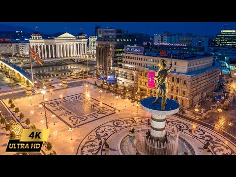 Discover Skopje , North Macedonia | The Enchanting City of Statues in 4k! Highlights
