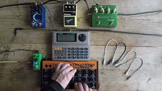 Video thumbnail for Boss DR-670 (2001), Behringer Crave, VOX Time Machine, Walrus SLÖ, Mooer Repeater & Nobels DT-1 by Pixel Notes Music