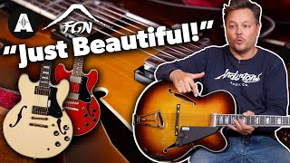 Video thumbnail for Exquisite Japanese Craftmanship! - Premium Hollow Bodies & More from FGN! by Andertons Music Co