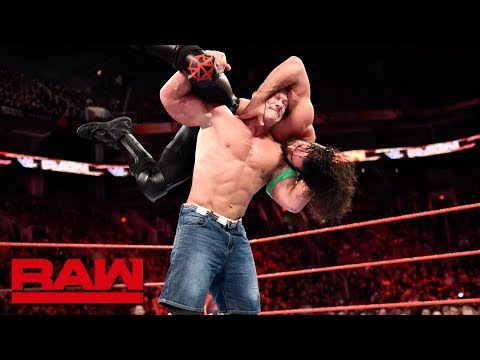 John Cena vs. Seth Rollins - Seven-Man Gauntlet Match Part 2: Raw, Feb. 19, 2018