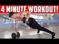 V Shred | 4 Minute Full Body Workout Dumbbells Only!