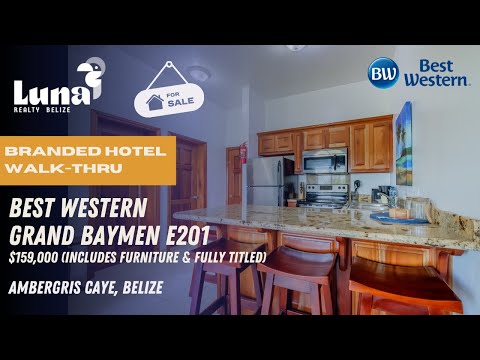 Affordable Real Estate in Ambergris Caye, Belize - Upgraded 1BR/1BA for $159k at Grand Baymen