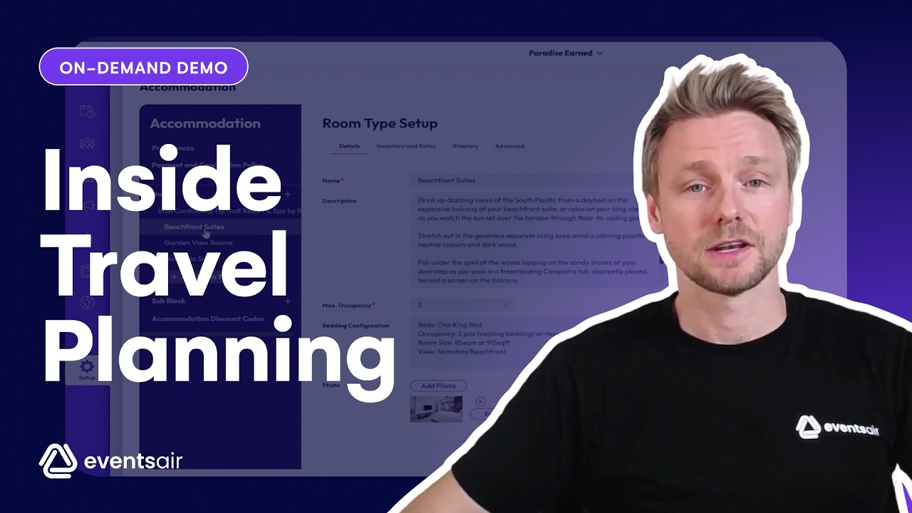 How to Manage Event Travel & Accommodation with EventsAir [On-Demand Demo]