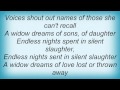Christian Death - A Widow's Dream Lyrics